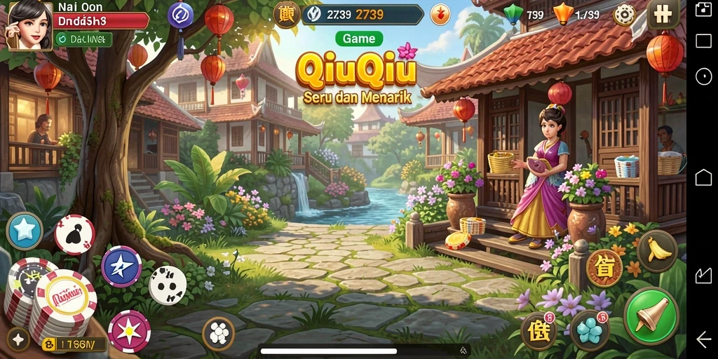 Tampilan screenshot game QiuQiu 2739 yang seru dan menarik.