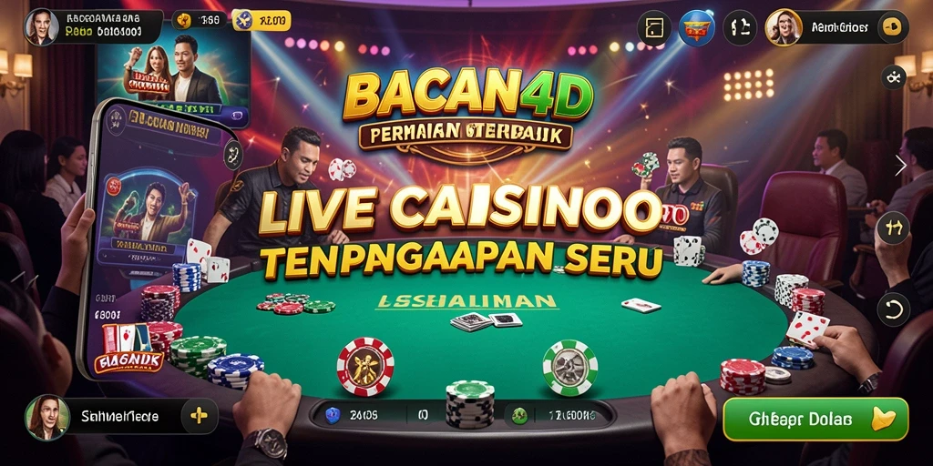 Tampilan gameplay mendebarkan di BACAN4D Live Casino.