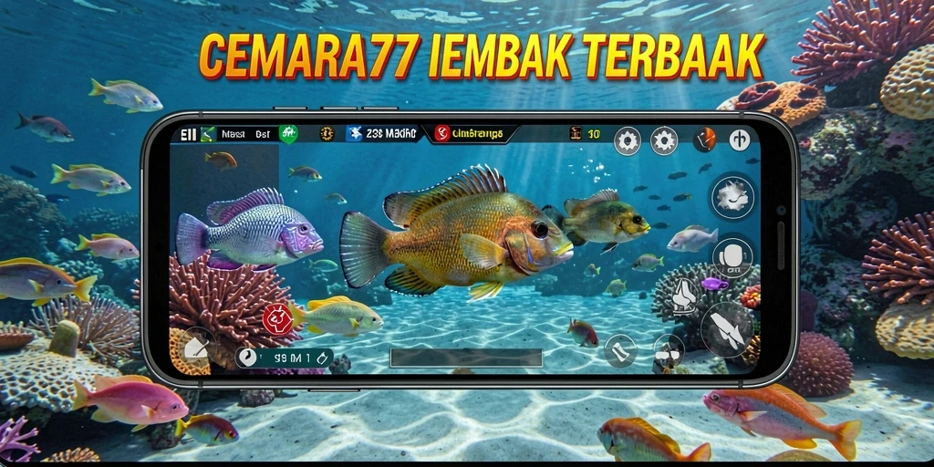 Tampilan gameplay menyenangkan dengan aksen Tembak Ikan yang menawan.