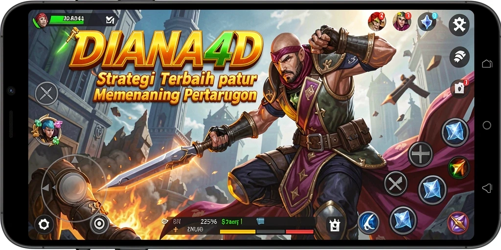 Tampilan gameplay yang penuh strategi dan aksi mendebarkan.