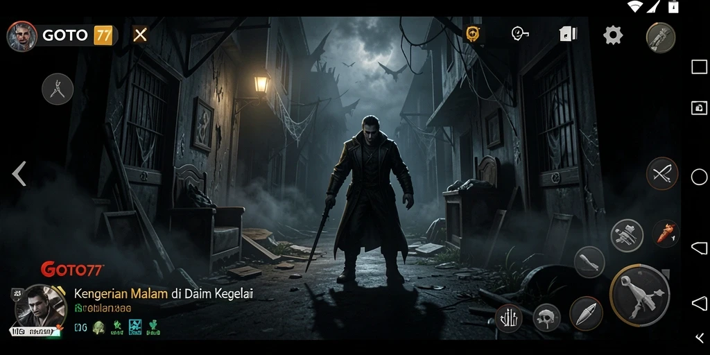 Gameplay GOTO77 yang mencekam dan menakutkan di dunia kegelapan.