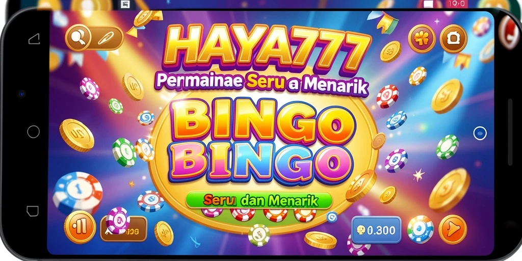 Tampilan gameplay seru di HAYA777 Bingo.