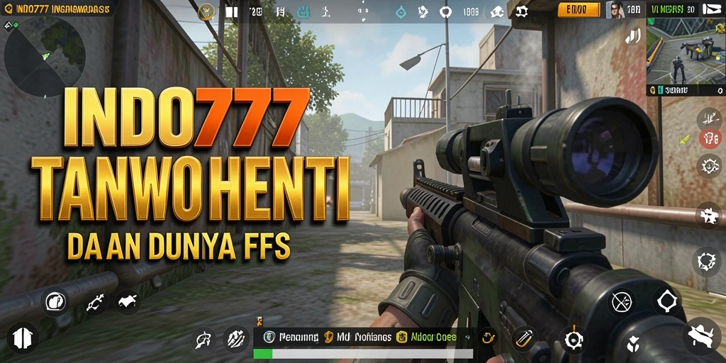 Screenshot gameplay INDO777 yang menampilkan aksi pertempuran intens.