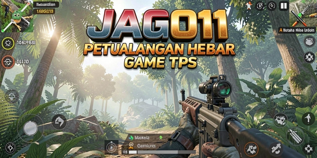 Tangkapan layar menampilkan aksi seru dalam gameplay TPS JAGO11.
