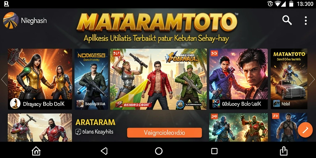 Tampilan screenshot MATARAMTOTO yang menampilkan fitur utilitas yang beragam.