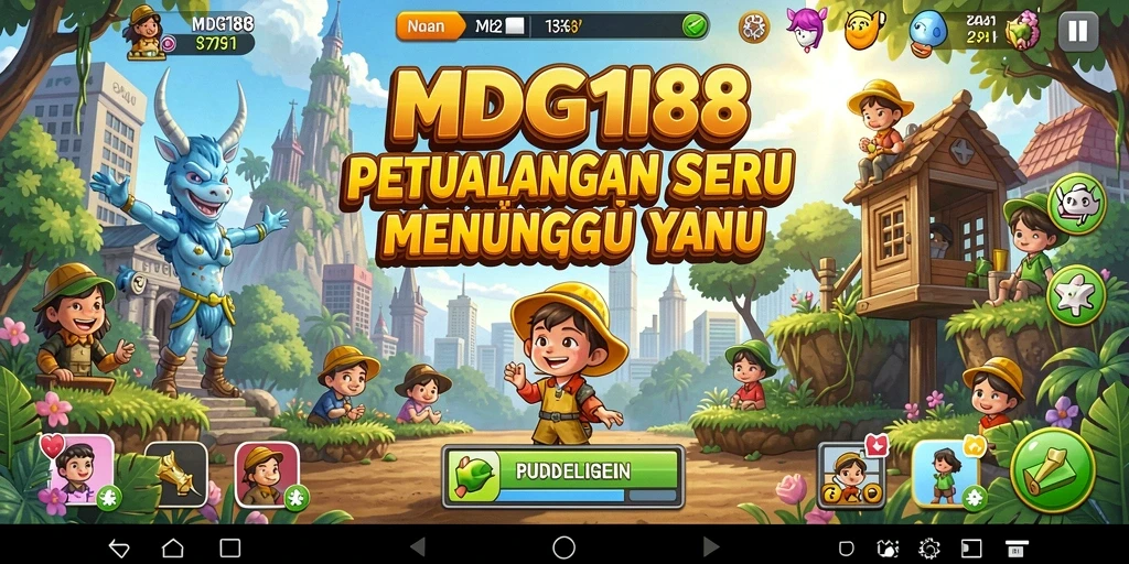 Tampilan gameplay MDG188 yang menampilkan aksi petualangan seru.