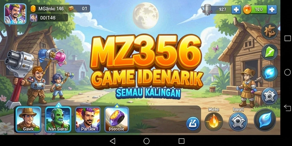 Tampilan gameplay MZ356 yang menarik dan menenangkan.