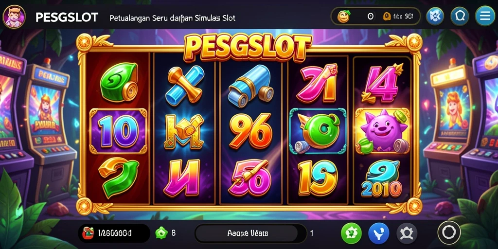 Tampilan gameplay dari PESGSLOT yang menarik dan interaktif.