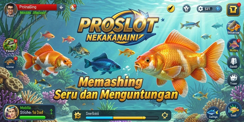 Tangkapan besar di lautan dalam game PROSLOT.