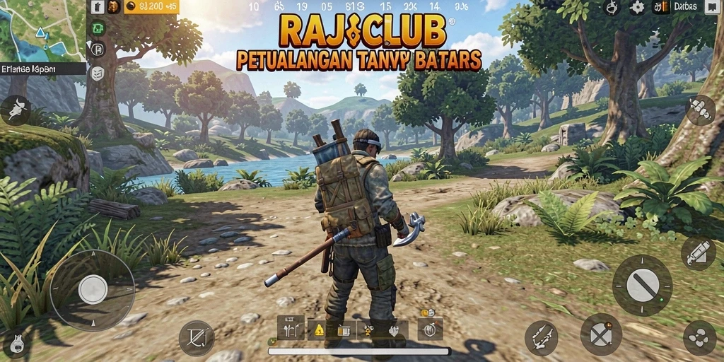 Tangkap momen seru dari gameplay RAJACLUB di dunia terbuka yang menakjubkan.