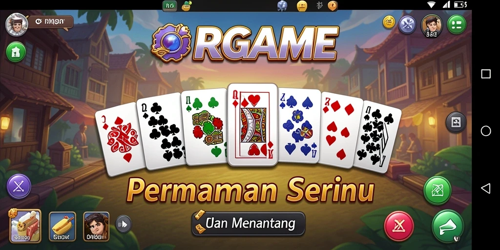 Gameplay seru dari RPGAME saat bermain Domino.