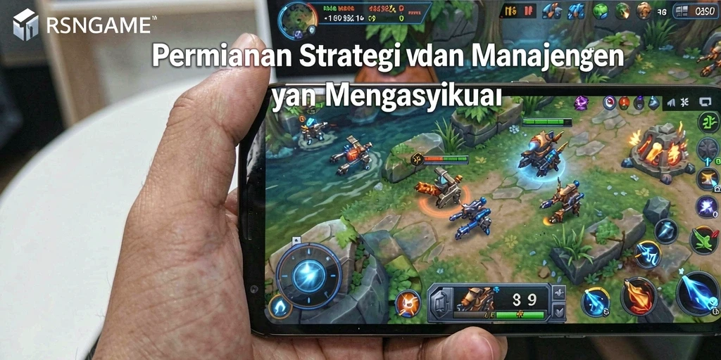 Tangkapan layar RSNGAME menampilkan strategi mendalam dalam membangun kerajaan.
