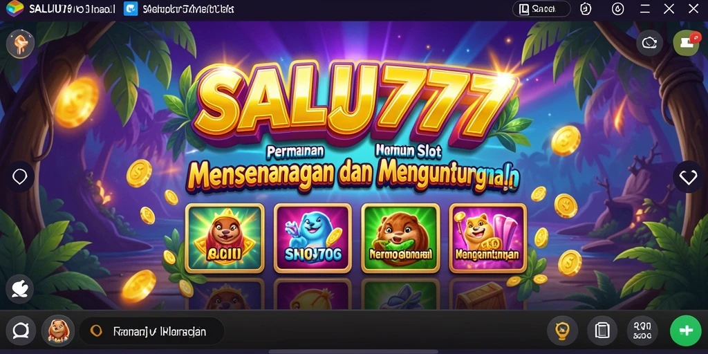 Tampilan gameplay SALJU777 yang penuh warna dan menarik.