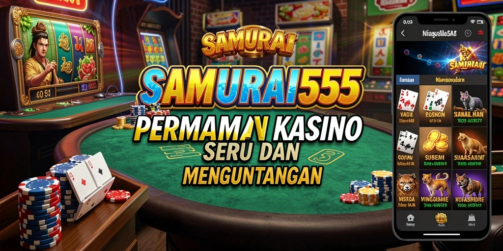 Tampilan menarik dari gameplay SAMURAI555 yang penuh aksi kasino.