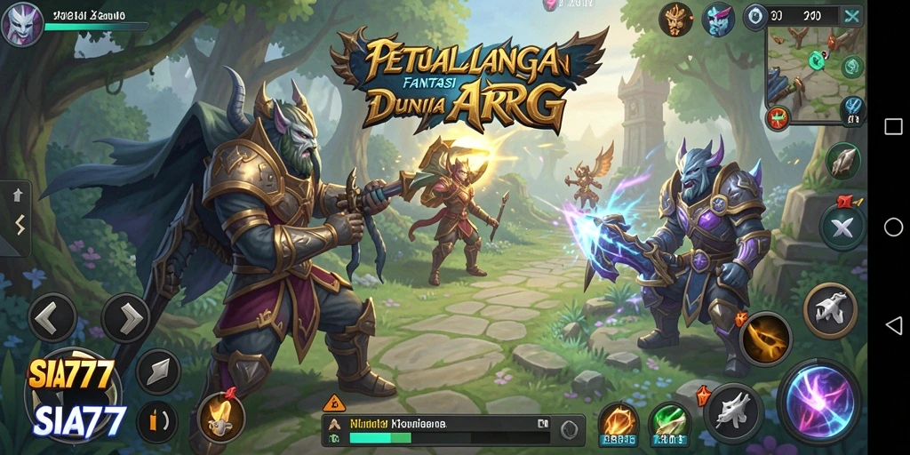 Screenshot menampilkan aksi pertempuran seru dalam SIA777.