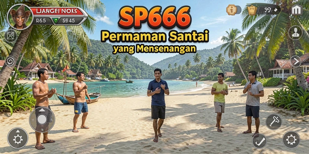 Tampilan seru gameplay SP666 yang penuh warna dan tantangan.