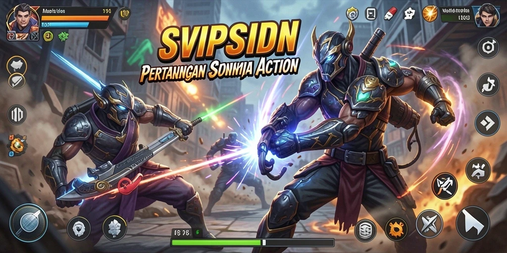 Screenshot gameplay SVIPSIDN menunjukkan aksi seru dan grafis memukau.