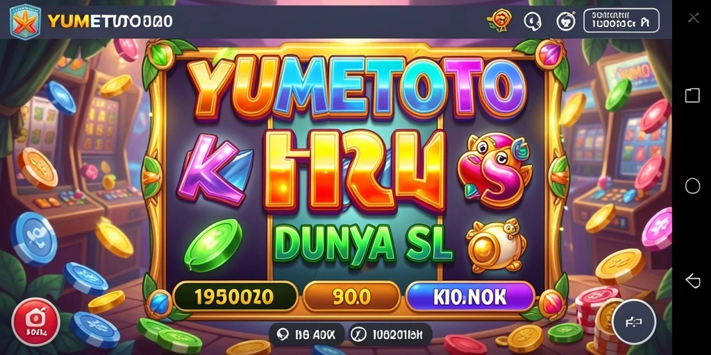 Tampilan gameplay YUMETOTO yang menakjubkan dan penuh warna.